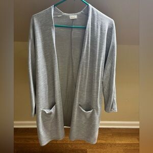 Donni Ribbed Cardigan duster in Sandwash one size fits all